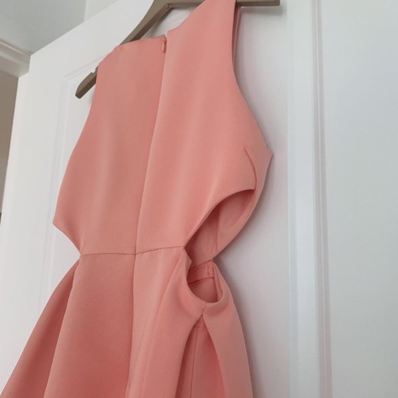 NWT Halston Heritage Women's Cut Out Flared Dress - Picture 4 of 7